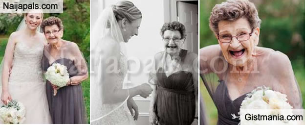 Grandma bridesmaid best sale