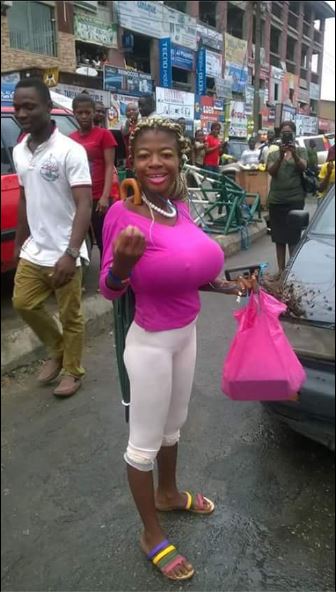 See This Lepacious Slim Girl With a Very Mighty Bosom that Got the