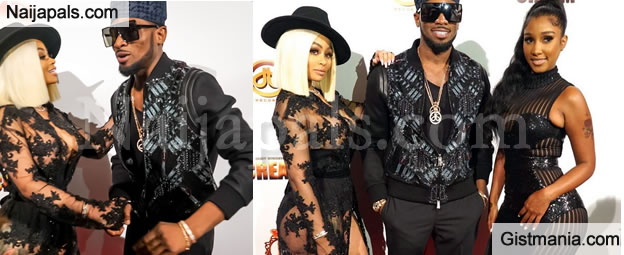 Star Power Dbanj Brings Out Strippers Blac Chyna And Bernice